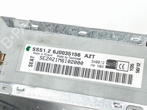 Radio SEAT IBIZA IV (6J5, 6P1) 1.2 TDI | BP20186079E6 