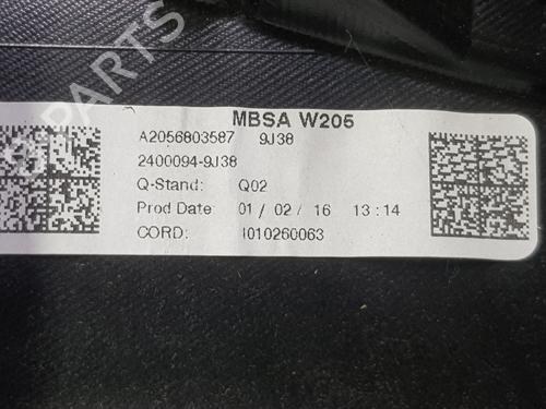 Dashboard MERCEDES-BENZ C-CLASS (W205) C 220 BlueTEC / d (205.002, 205.004) | BP10932610C46 