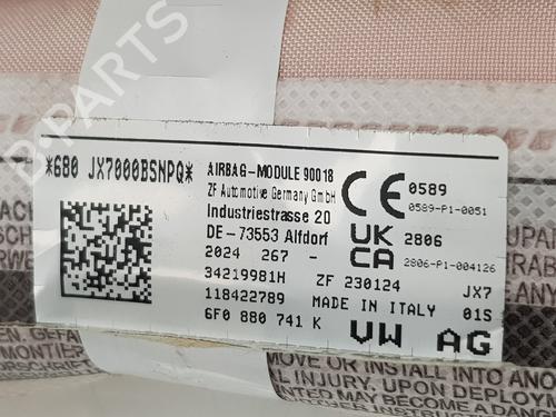 Left curtain airbag SEAT IBIZA V (KJ1, KJG)  | BP29723623C11 