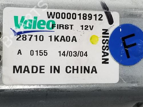 Rear wiper motor NISSAN PULSAR Hatchback (C13) 1.5 dCi | BP8672648M102 