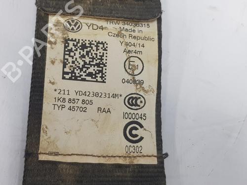 Rear left seatbelt VW SCIROCCO III (137, 138) 1.4 TSI | BP8229733I29 