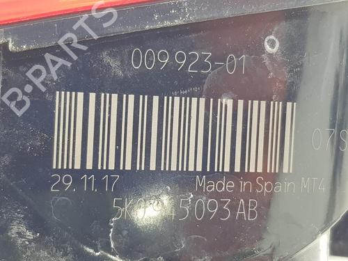 Left tailgate light VW GOLF VI (5K1) 1.6 TDI | BP12462047C79 