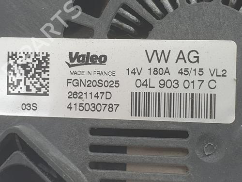 Alternator AUDI A6 C7 (4G2, 4GC) 2.0 TDI | BP31854295M7