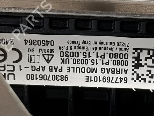 Kollisonspute sett OPEL ASTRA L Sports Tourer (OV5) 1.2 (FRHNPJ) | BP29856145C86