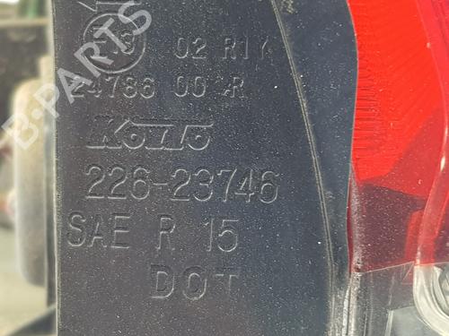 Left tailgate light NISSAN X-TRAIL III (T32_, T32R, T32RR)  | BP32446694C79 