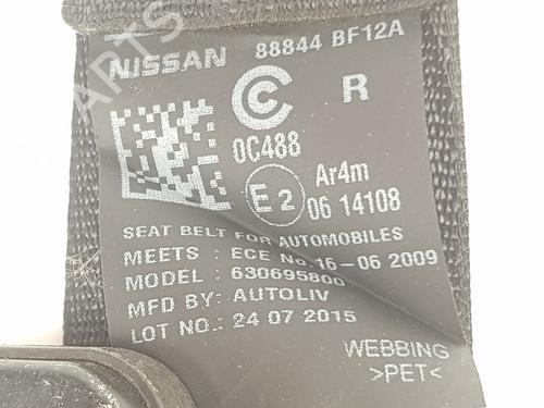 Rear right seatbelt NISSAN JUKE (F15)  | BP29616985I28 