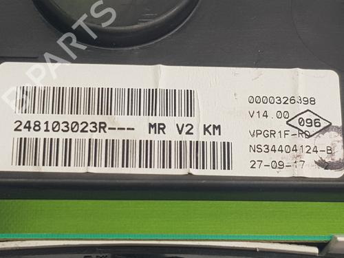 Instrument cluster DACIA DOKKER MPV (KE_) 1.5 dCi (KEAJ, KEAH) | BP20197832C47 