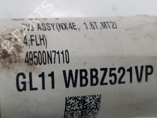 Left front driveshaft HYUNDAI TUCSON (NX4E, NX4A) 1.6 T-GDi Hybrid 48V | BP36302395M38  - Image 6