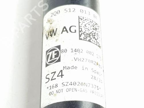Left rear shock absorber VW POLO VI (AW1, BZ1, AE1)  | BP26333537M18 