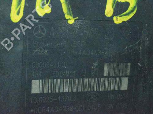 ABS pump MERCEDES-BENZ CLK (C209) CLK 270 CDI (209.316) | BP1252176M43 