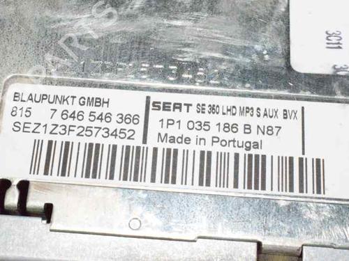 Radio SEAT LEON (1P1) 2.0 TDI | BP776023E6 