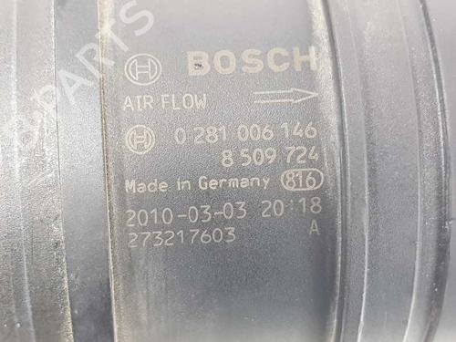 Mass air flow sensor BMW 1 (E87) 120 d | BP7554135M95 