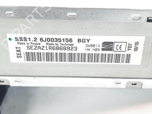 Radio SEAT IBIZA IV (6J5, 6P1) 1.2 TSI | BP20189961E6 