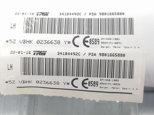 Left curtain airbag PEUGEOT 5008 (0U_, 0E_) 1.2 | BP13631132C11 