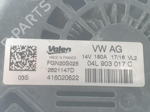 Alternator AUDI A6 C7 (4G2, 4GC) 2.0 TDI | BP31393200M7 