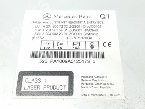 Radio MERCEDES-BENZ C-CLASS (W204) C 200 CDI (204.007, 204.006) | BP15990045E6 
