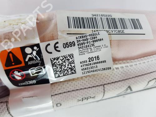 Right curtain airbag OPEL CROSSLAND X / CROSSLAND (P17, P2QO) 1.5 Turbo D (75) | BP28965051C12 