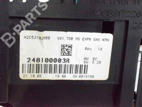 Instrument cluster RENAULT LAGUNA III (BT0/1) 2.0 16V (BT05, BT0F, BT0W) | BP758557C47 