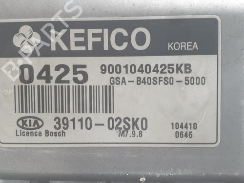 Engine control unit (ECU) KIA PICANTO I (SA) 1.0 | BP31037024M57 - Image 2