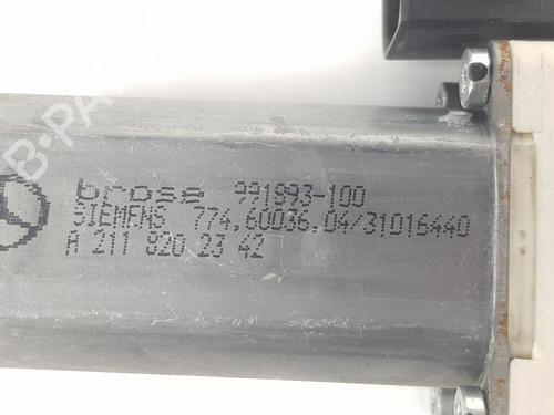 Left rear window motor MERCEDES-BENZ E-CLASS (W211) E 280 CDI (211.020) | BP10662760E23 