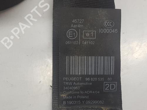 Rear right seatbelt PEUGEOT 5008 (0U_, 0E_) 1.6 16V | BP7893547I28 