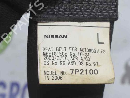 Rear left seatbelt NISSAN PATHFINDER III (R51) 2.5 dCi | BP6623211I29 