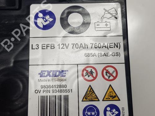 Battery OPEL ASTRA L Sports Tourer (O5)  | BP25849305E11 
