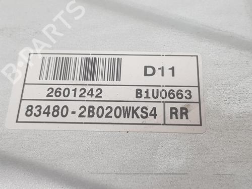Rear right window mechanism HYUNDAI SANTA FÉ II (CM) 2.2 CRDi GLS | BP18060822C25 