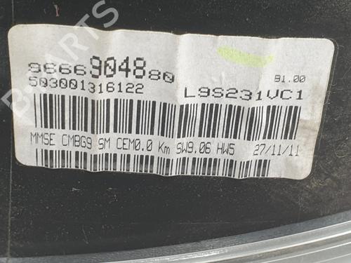 Instrument cluster PEUGEOT PARTNER Tepee 1.6 HDi | BP21167935C47 