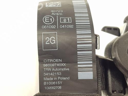 Rear left seatbelt CITROËN C4 CACTUS 1.6 BlueHDi 100 | BP25823734I29 