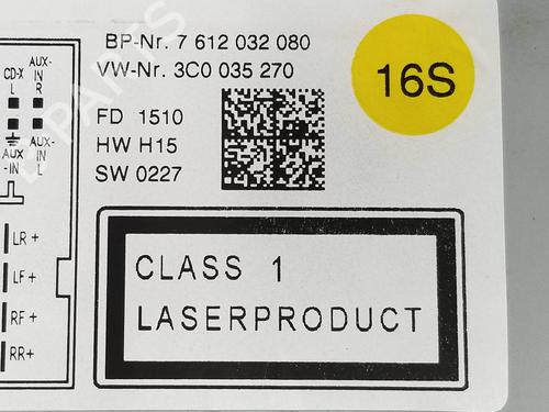 Electronic module VW GOLF VI (5K1) 2.0 GTi | BP8216427M83 