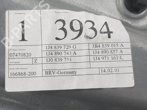 Rear left window mechanism VW GOLF IV (1J1) 1.8 T | BP9130409C24 