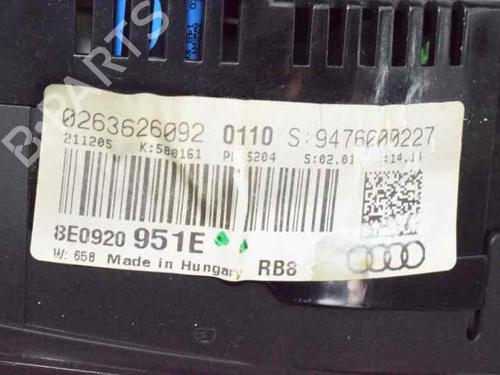 Instrument cluster AUDI A4 B7 (8EC) 2.0 TDI 16V | BP1100223C47 