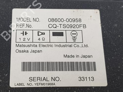 Radio TOYOTA LAND CRUISER PRADO (_J12_) 3.0 D-4D (KDJ120, KDJ125) | BP15687387E6 