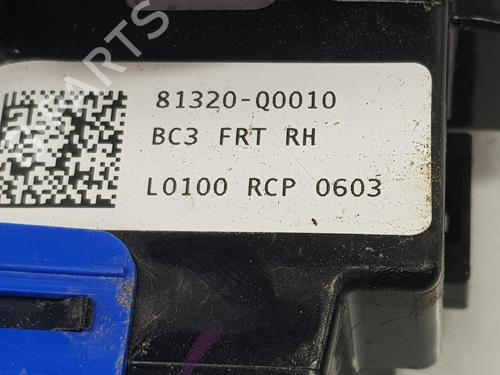 Front right lock HYUNDAI i20 II (GB, IB) 1.2 | BP15498855C97 
