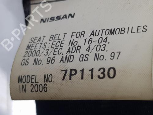 Rear right seatbelt NISSAN NAVARA NP300 (D40) 2.5 dCi 4WD | BP16705290I28 