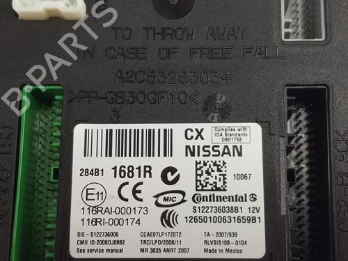 Electronic module RENAULT KOLEOS I (HY_)  | BP31697276M83 