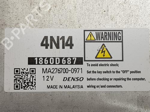 Engine control unit (ECU) MITSUBISHI L200 / TRITON (KJ_, KK_, KL_) 2.2 DI-D 4WD | BP29755333M57 