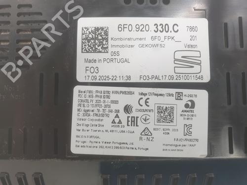 Instrument cluster SEAT ARONA (KJ7, KJP) 1.0 TSI | BP36699299C47  - Image 6