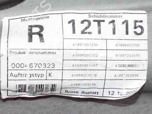 Front right window mechanism MERCEDES-BENZ B-CLASS Sports Tourer (W245) B 200 (245.233) | BP1932857C23 