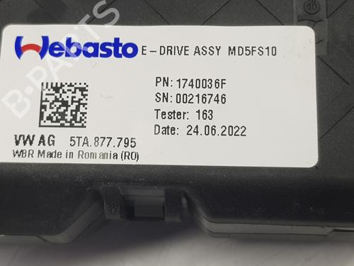 Sunroof engine SEAT IBIZA V (KJ1, KJG) 1.0 TSI | BP13915088M60 