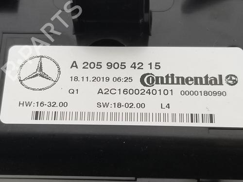 Climate control MERCEDES-BENZ GLC Coupe (C253) AMG 43 4-matic (253.364) | BP8280287I5 