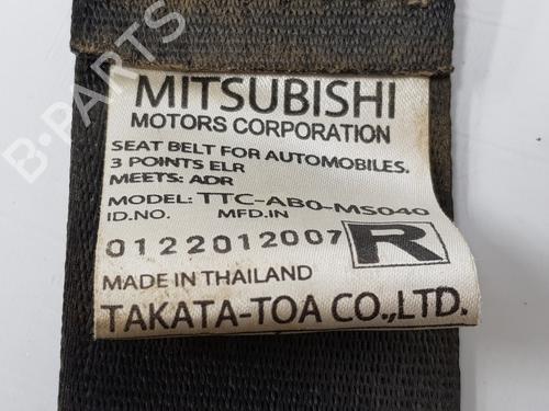 Rear right seatbelt MITSUBISHI L200 / TRITON (KA_T, KB_T) 2.5 DI-D 4WD (KB4T) | BP24203861I28 