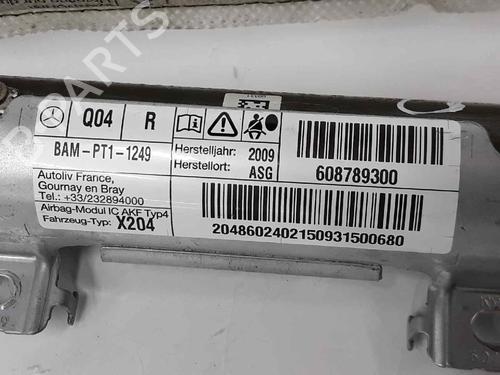 Right curtain airbag MERCEDES-BENZ GLK-CLASS (X204) 320 CDI 4-matic (204.983) | BP4975575C12 
