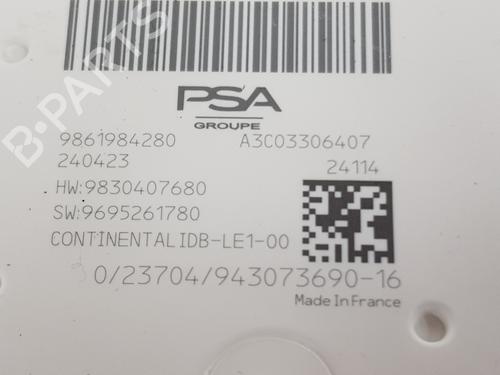 Fuse box OPEL ASTRA L Sports Tourer (O5) 1.2 (FRHNSL, FRHNSR) | BP24885142E1 