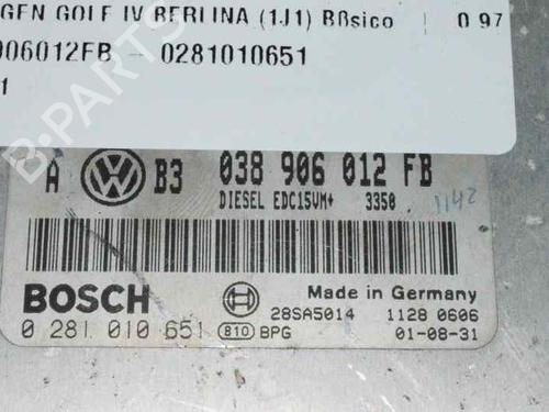 Engine control unit (ECU) VW GOLF IV (1J1) 1.9 TDI | BP1326236M57 
