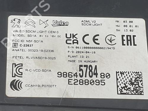 Electronic module OPEL ASTRA L Sports Tourer (OV5) 1.2 (FRHNSL, FRHNSR) | BP22703779M83 