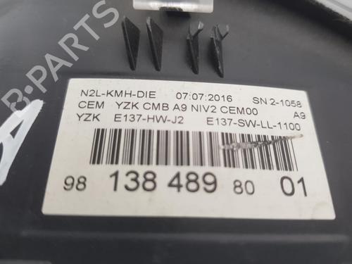 Instrument cluster PEUGEOT 208 I (CA_, CC_) 1.6 HDi / BlueHDi 75 | BP3633772C47