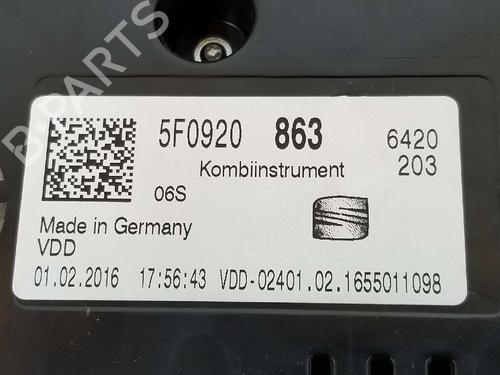 Instrument cluster SEAT LEON (5F1) 1.4 TSI | BP3638783C47