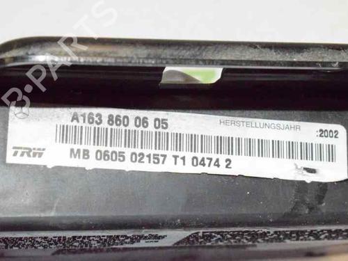 Left seat airbag MERCEDES-BENZ M-CLASS (W163) ML 270 CDI (163.113) | BP1252220C13 